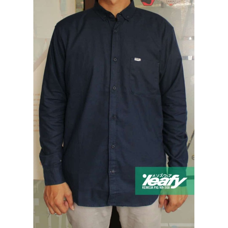 Leafy Kemko NR308 Kemeja Koko Lengan Panjang