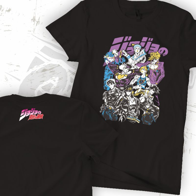 Kaos Anime Jojo Motif Sablon