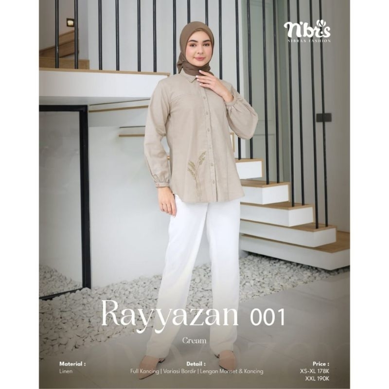 TERBARU ATASAN WANITA RAYYAZAN 001 BYE NIBRA'S
