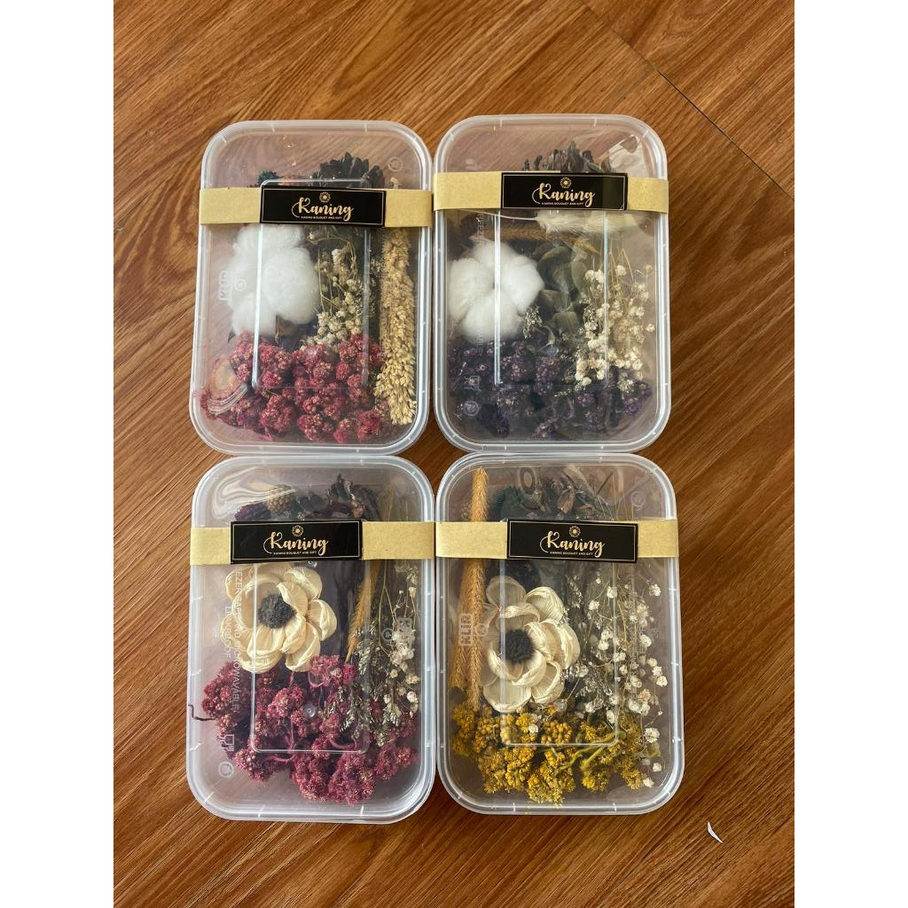 Paket Bunga Kering Hemat | Bunga Kering Hiasan Mahar | Bahan Seserahan | Bunga Mahar | Bunga Hias