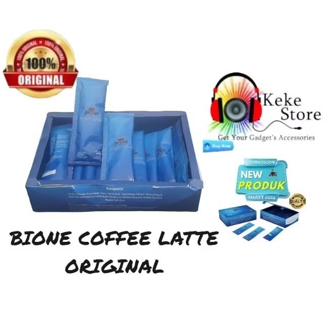 

Kopi Herbal Original 100% Coffee Latte Bio One Esa 1 Sachet Untuk Lelaki