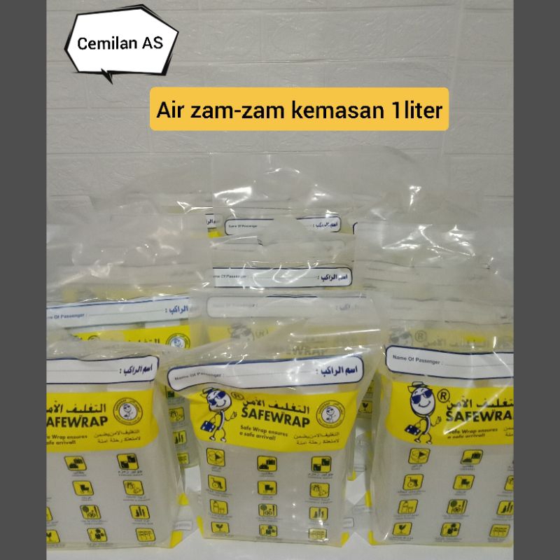 

Air zam-zam asli kemasan satu liter murah Cocok untuk oleh oleh haji dan umroh