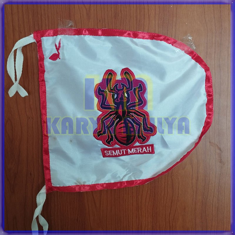 Bendera Regu Pramuka Murah - Bendera Pramuka Bendera Regu Semut Merah - Karya Mulya