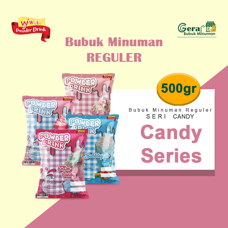 

COD - 500Gr Bubuk Minuman REGULER CANDY SERIES