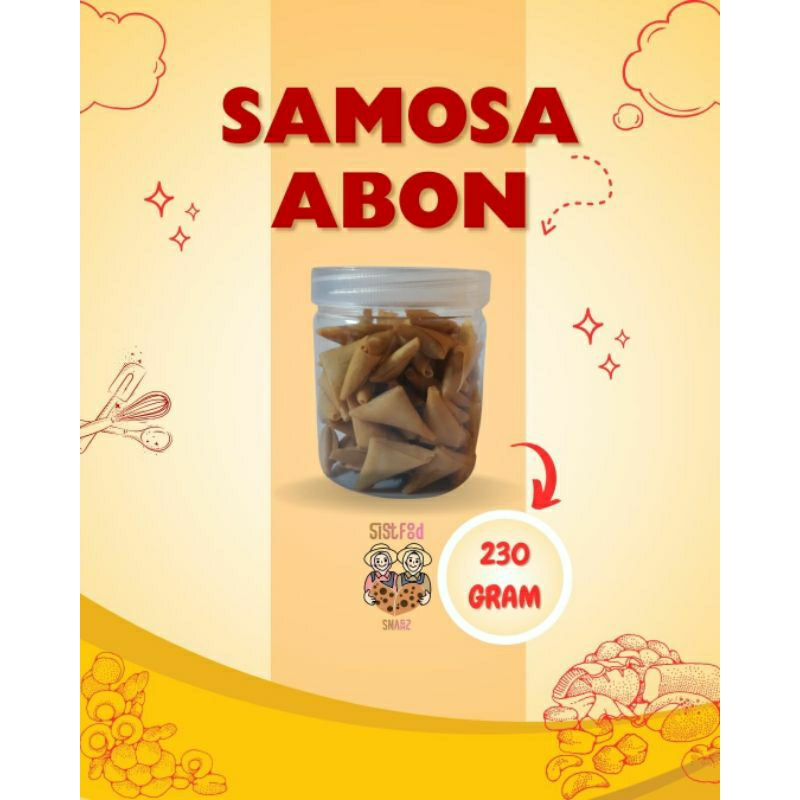 

(230gr) Samosa Abon | Samosa Mini | Lumpia Abon | Lumpia Mini