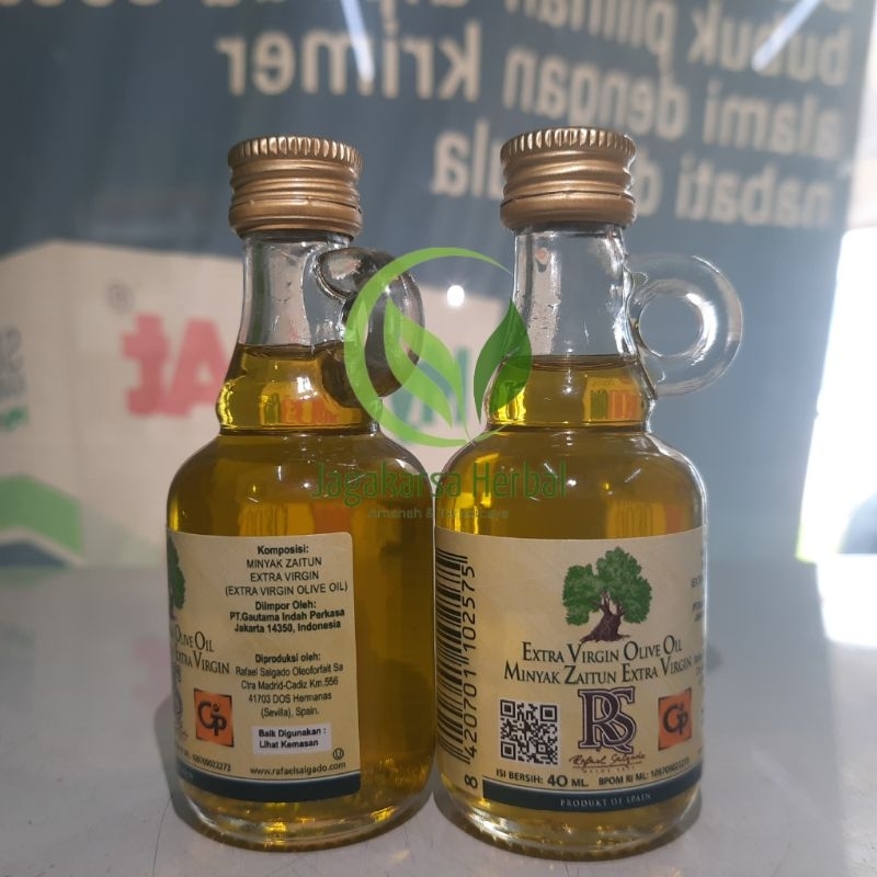 

Minyak Zaitun RS Rafael Salgado | Minyak Zaitun Extra Virgin Olive Oil RS 40ml Untuk Diminum - Minyak Zaitun Asli 100%