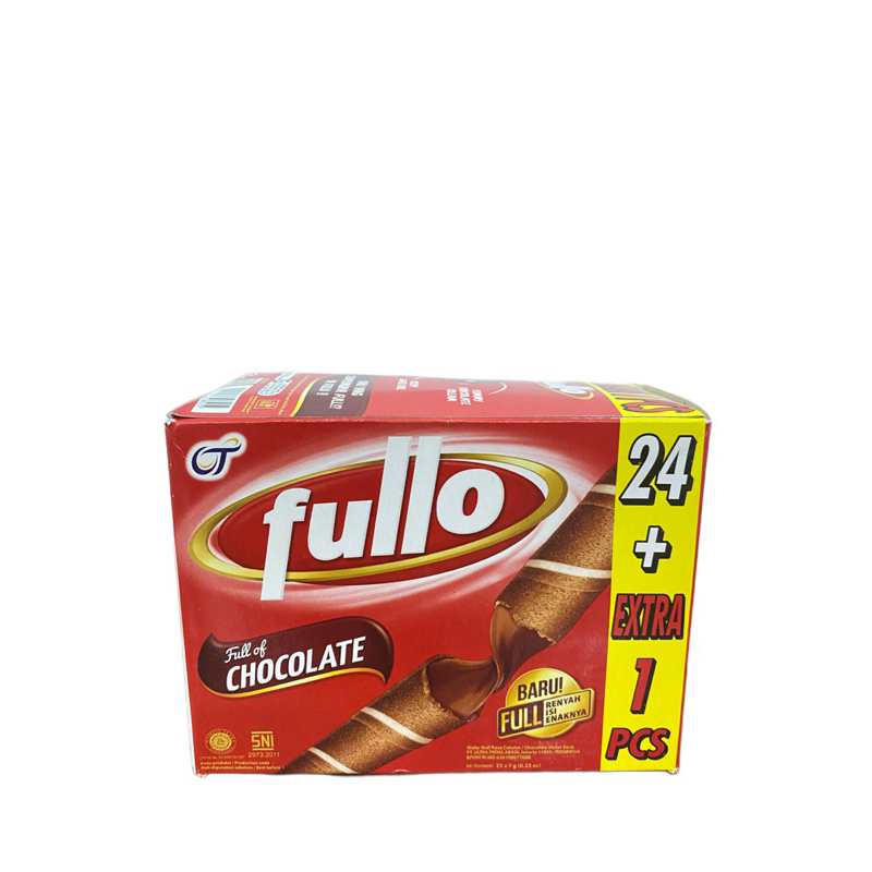 

Fullo Wafer Roll Rasa Chocolate /Vanilla 1 box isi 25 pcs