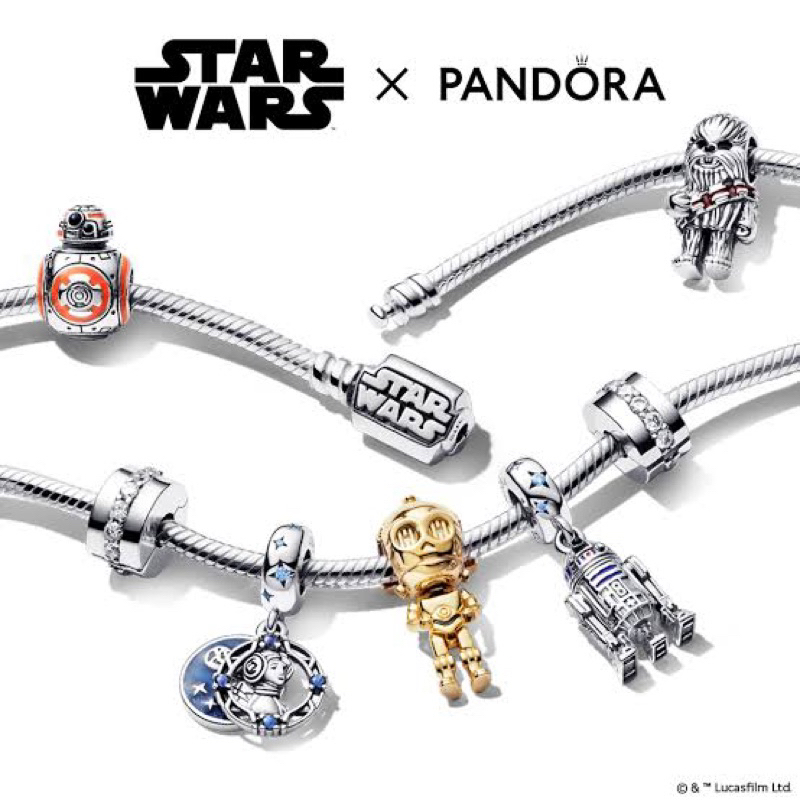 PANDORA STAR WARS ORIGINAL CHARMS LIGHTSABER AKSESORIS GELANG KALUNG OFFICIAL MERCHANDISE