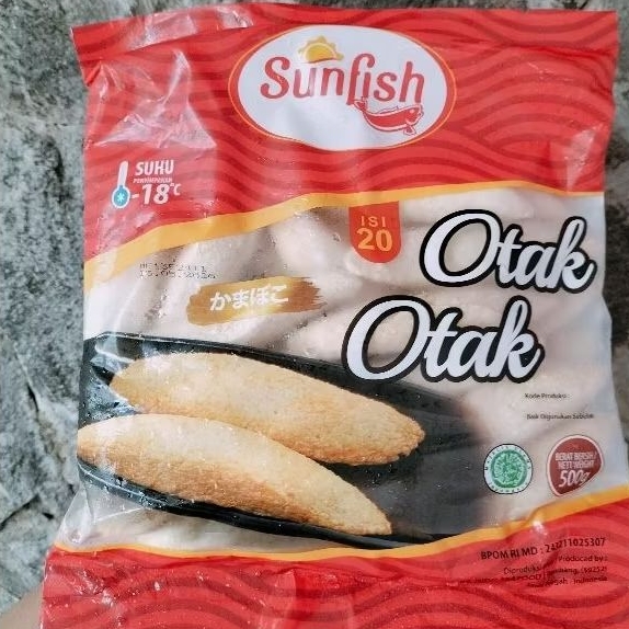 

SUNFISH Bentuk Otak-Otak Ikan Lancip 500gr Enak Murah Kenyal Halal