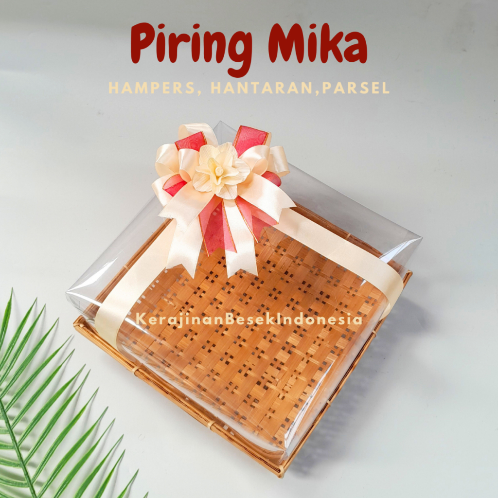 

KOTAK HANTARAN SESERAHAN HAMPERS BANYAK UKURAN DAN HIASAN Piring kotak natural mika murah permikahan