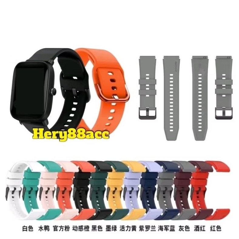 Strap Smartwatch Olike Zenith W15 Rubber Tali Jam Tangan