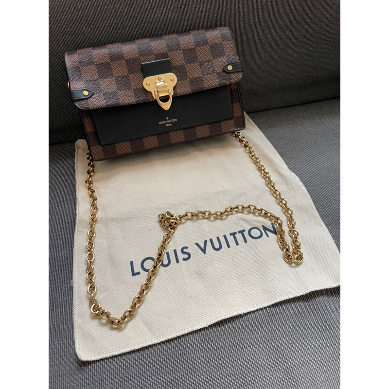 preloved original LV (louis vuitton) bag vavin chain wallet