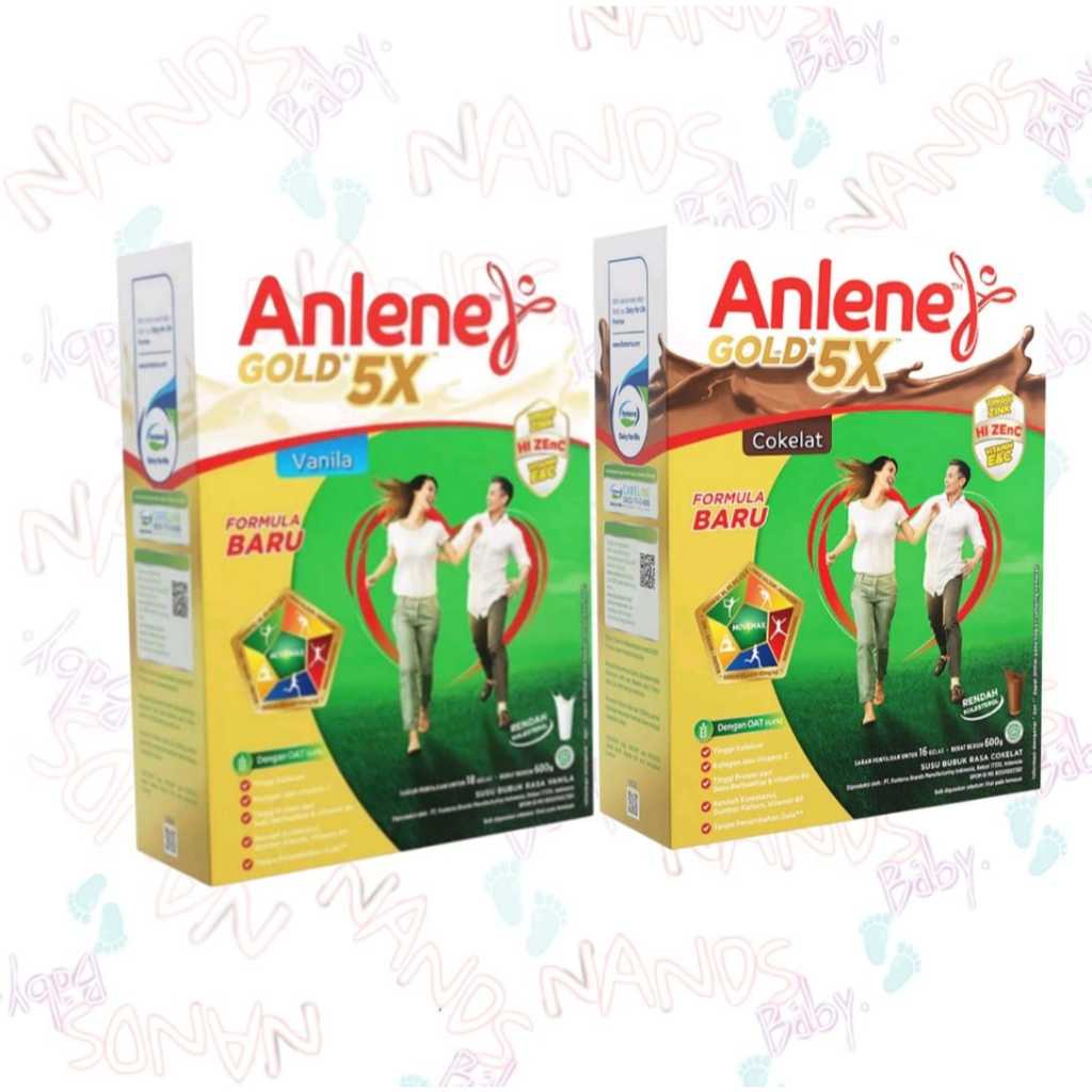 

Anlene Gold 5X Susu Bubuk Dewasa Vanila Cokelat 640g