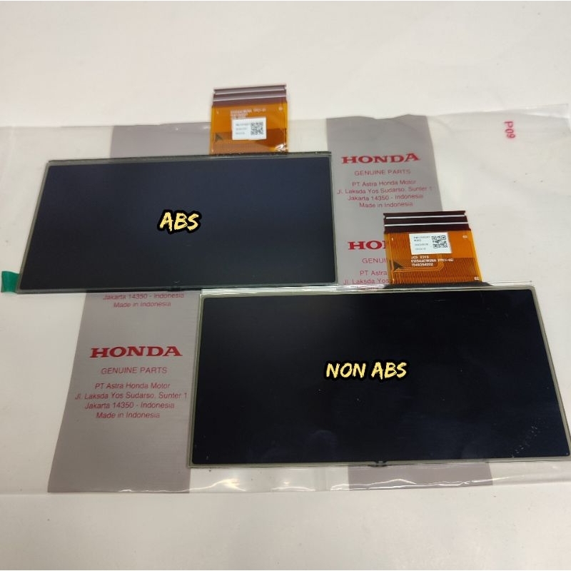 LCD layar speedometer spidometer honda PCX 160 ABS PCX 160 NON ABS CBS Kodepart K1Z Original