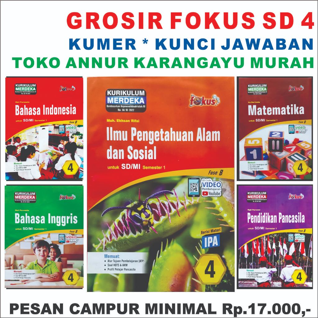 Gomuf Lks Fokus 4 SD Grosir * Kunci Jawaban Kelas 4 Mosul FOKUS GROSIR 2024 Kurikulum Merdeka Soal B