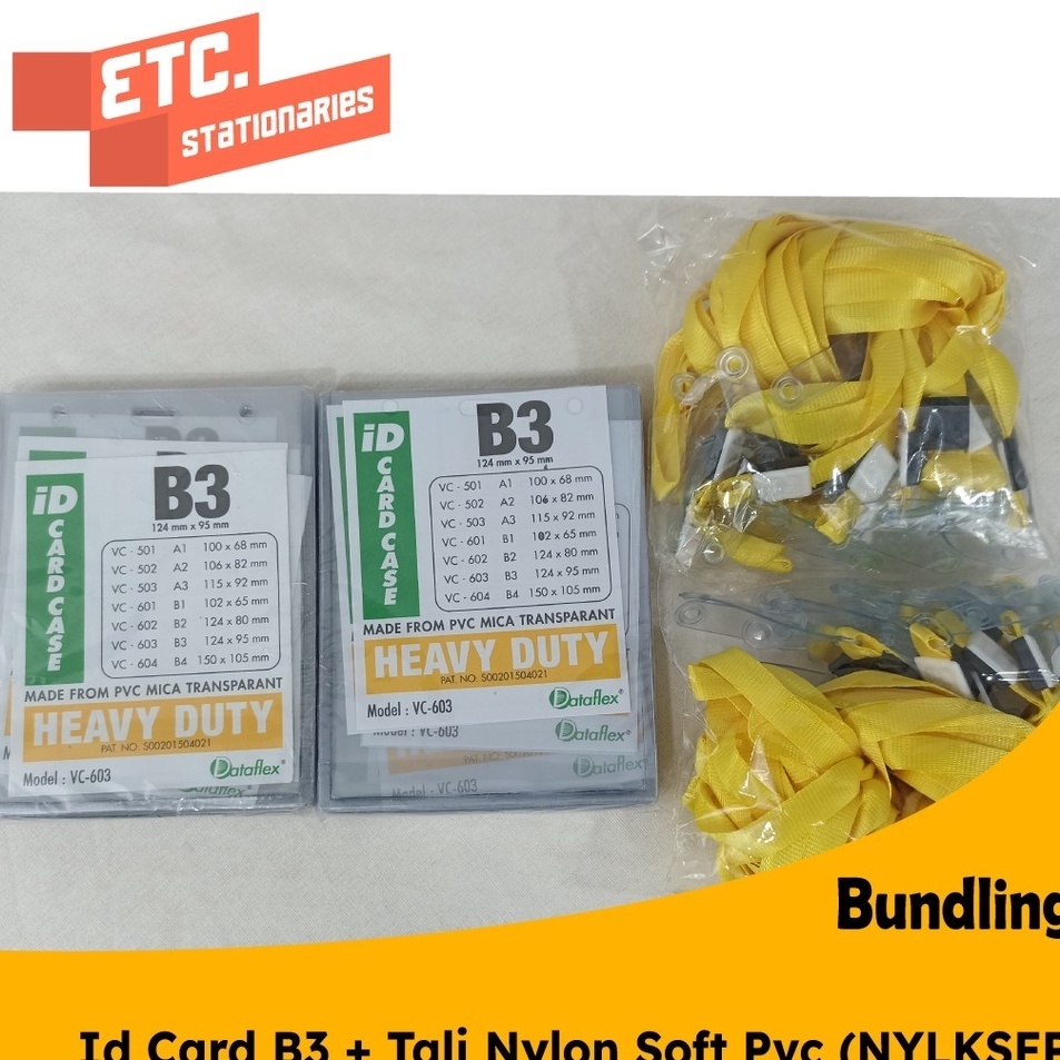 

Paket Bundling Id Card B3 Tali Nylon Soft Pvc NYLKSFP