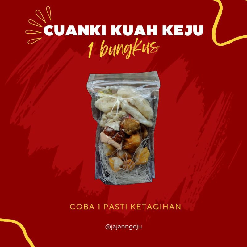 

[READY STOCK] Cuanki Cheese Instan Kuah Keju Porsi Jumbo seporsi