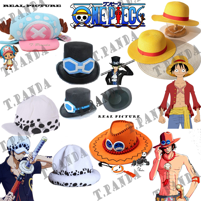 TP Topi ONE PIECE Jerami Mugiwara no Luffy, Portgas D ACE , Chopper, Trafalgar Law, Sabo Sa D Bo Kom
