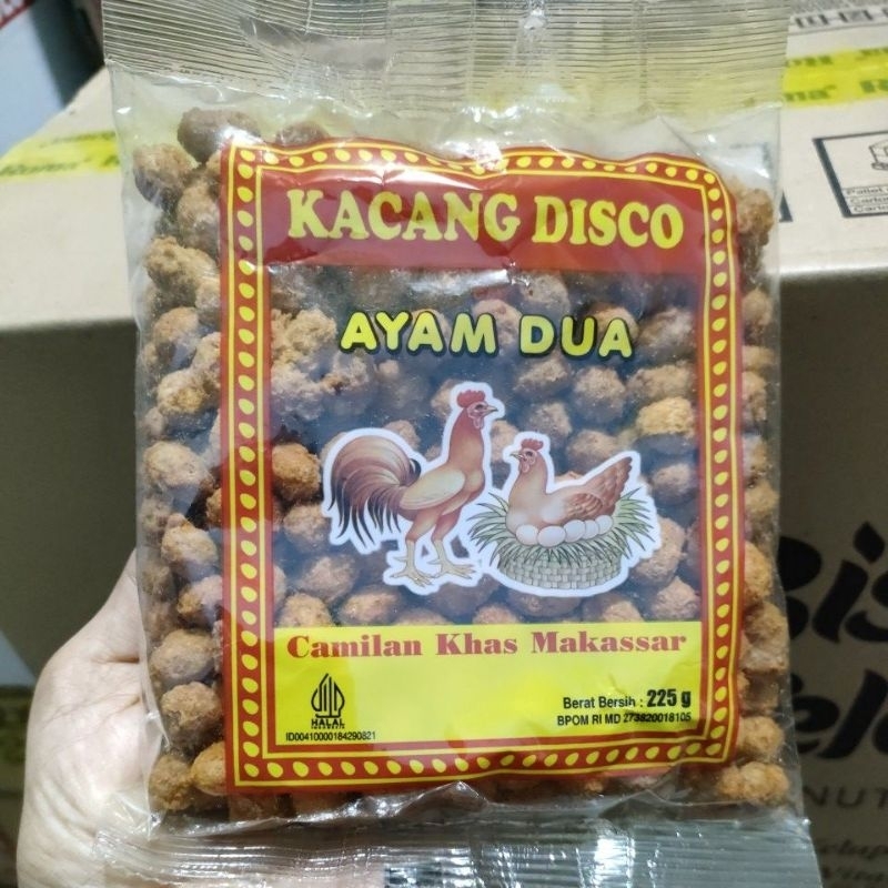 

GRATIS PACKING - kacang disco 225g / oleh oleh khas Makassar