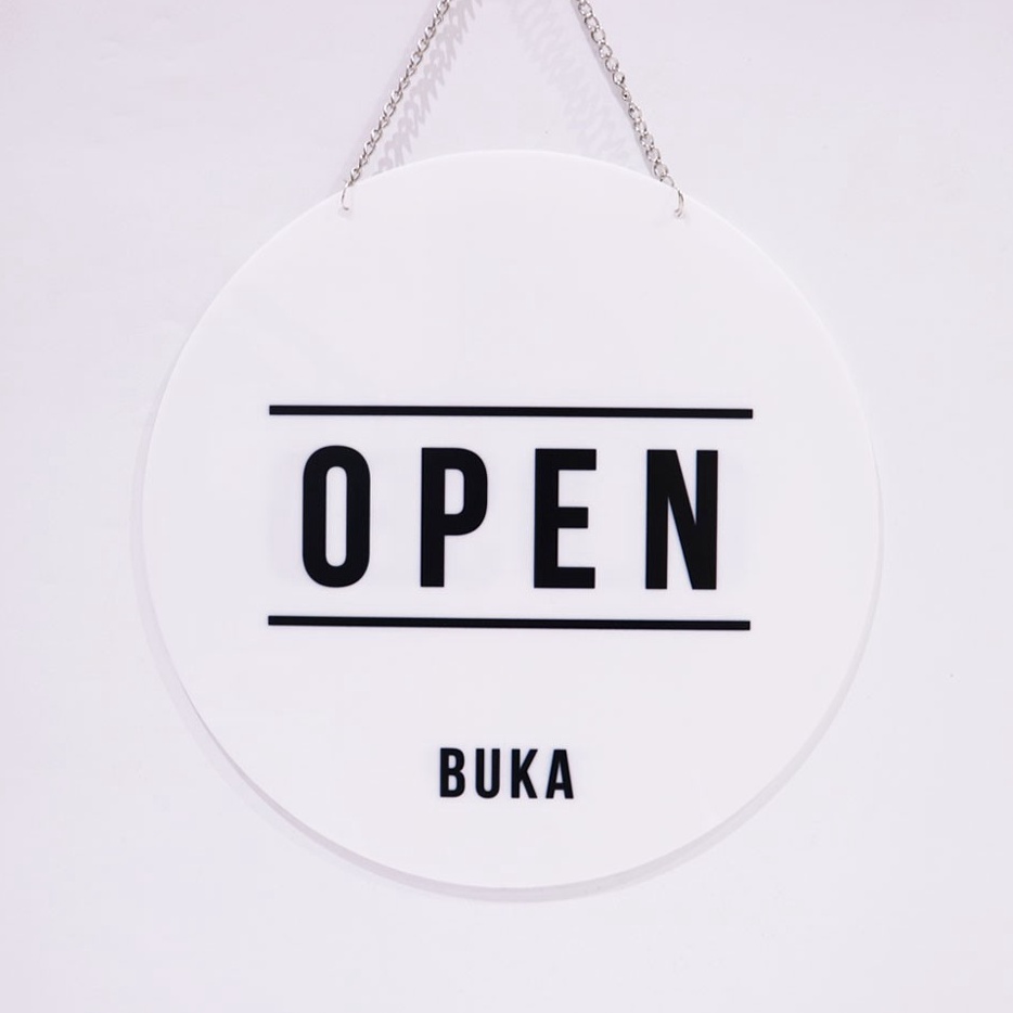 

Revolutionary Open Close Gantungan Sign Cafe Signage Toko Open Closed Restoran Papan Board Buka Tutup