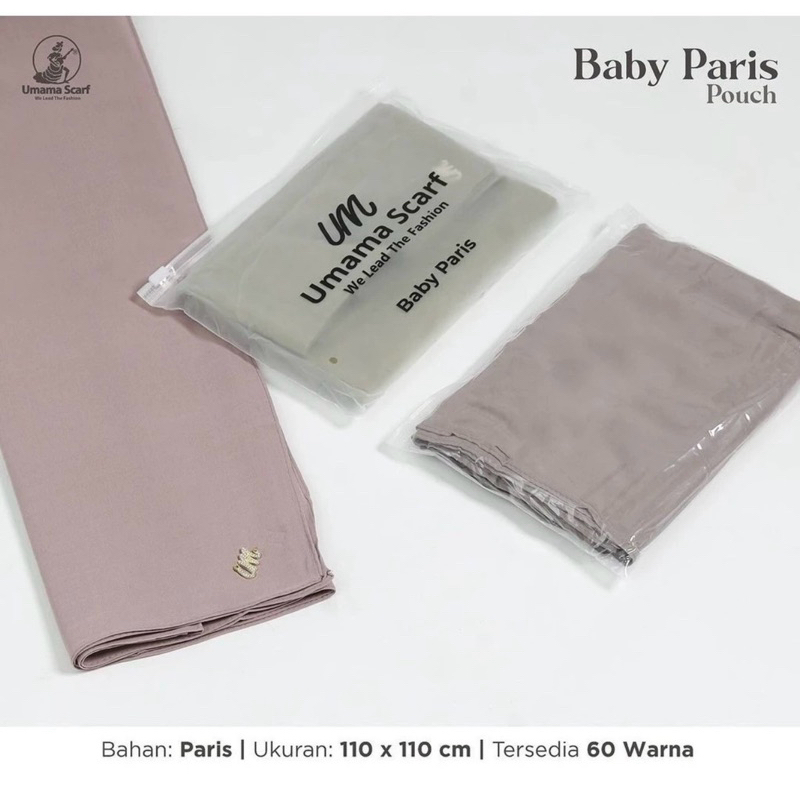 Paris Japan By Umama Scarf/Paris Umama Premium/Free Pouch