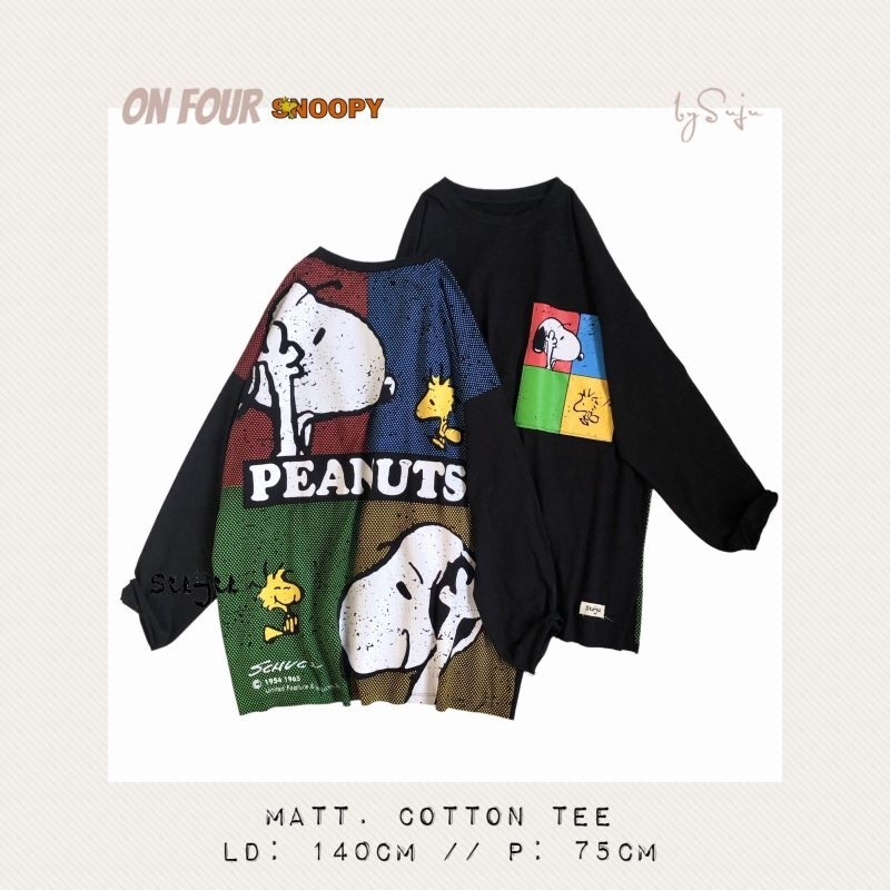 atasan kaos oversize suju