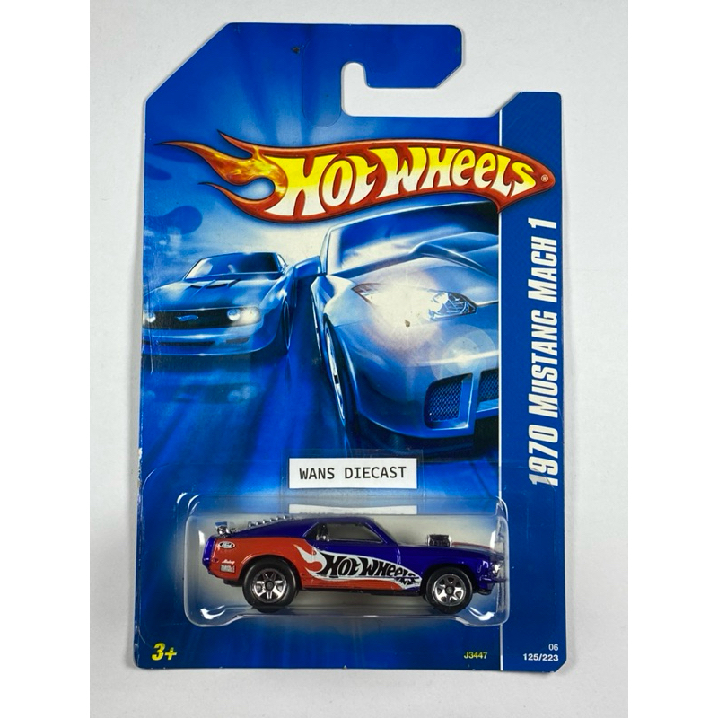 Hot Wheels 1970 Mustang Mach 1 blue