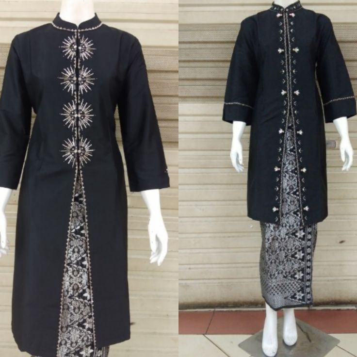 STAR KEBAYA KURUNG TAFFETA HITAM  KEBAYA KURUNG MELAYU  KEBAYA TAFFETA FULL PAYET  KEBAYA KURUNG TAF