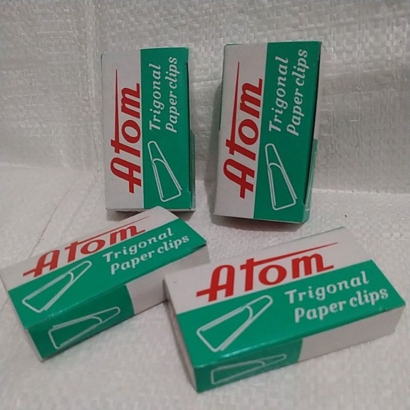 

klip kertas segitiga atom trigonal paperclips