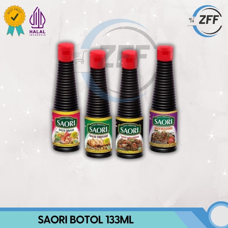 

Saori saus teriyaki/ tiram /lada hitam/ bulgogi botol 135ml