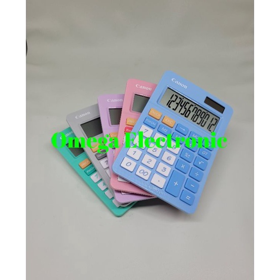 

Ready Stock Canon AS12V Calculator Desktop Kalkulator Meja Kantor Stylish Warna Warni Colorful AS 12V