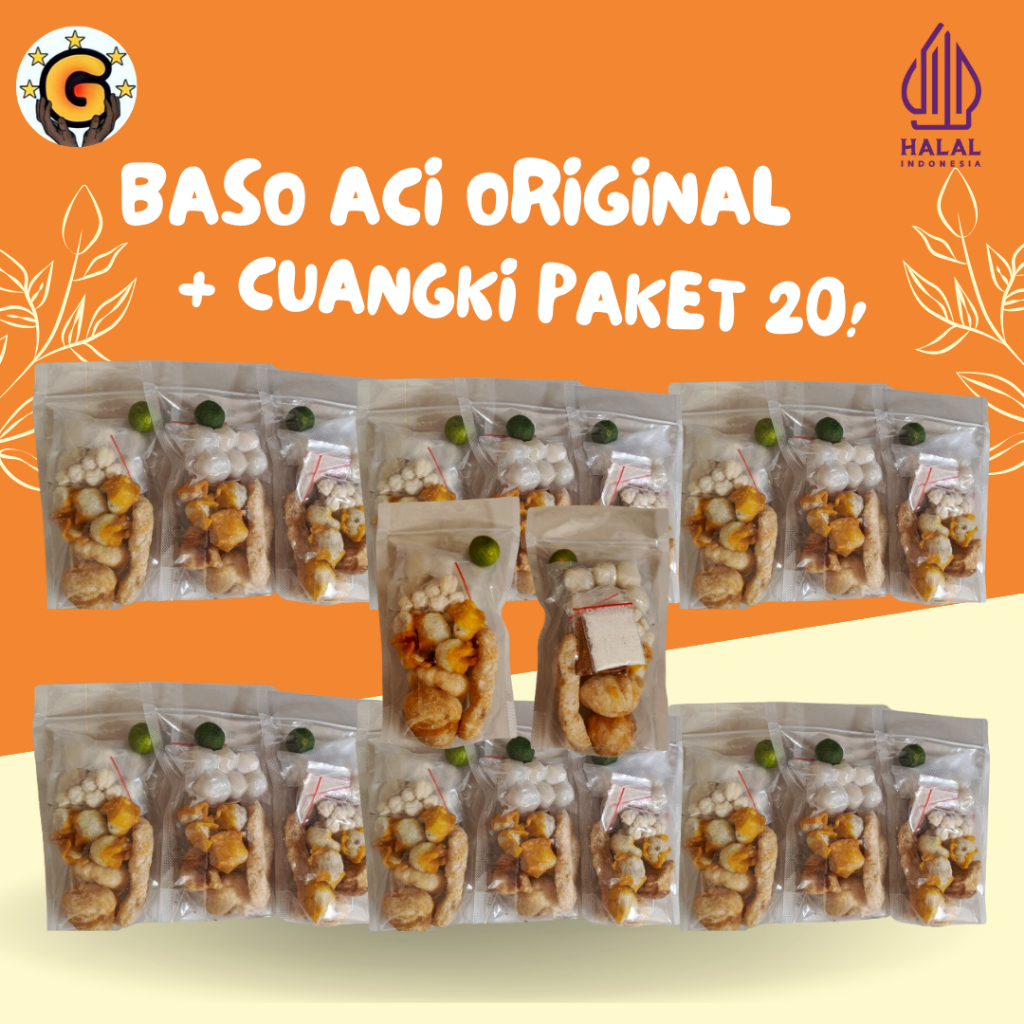 

Baso Aci + Cuangki INSTANT Paket 20pcs COCOK HARGA RESELLER