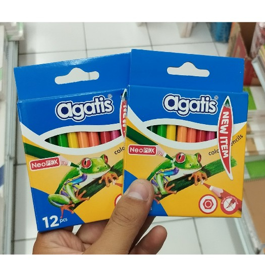 

PENSIL WARNA AGATIS NEOPEX NH-C-12H01 12 WARNA PENDEK