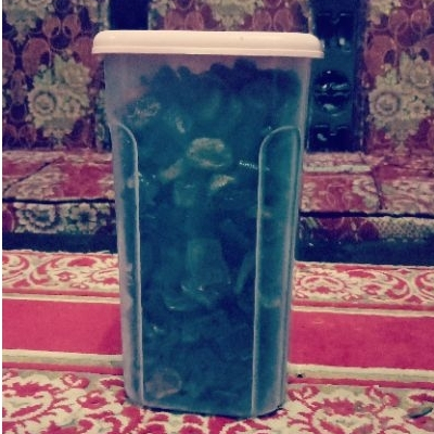 

Kerupuk Kulit Mentah Rambak atau Lapohan Kemasan Toples