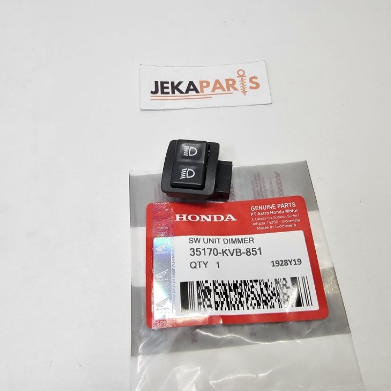 Tombol Saklar Dim Lampu Motor Supra X 125 Revo Vario 110 Beat Karbu Blade Smash