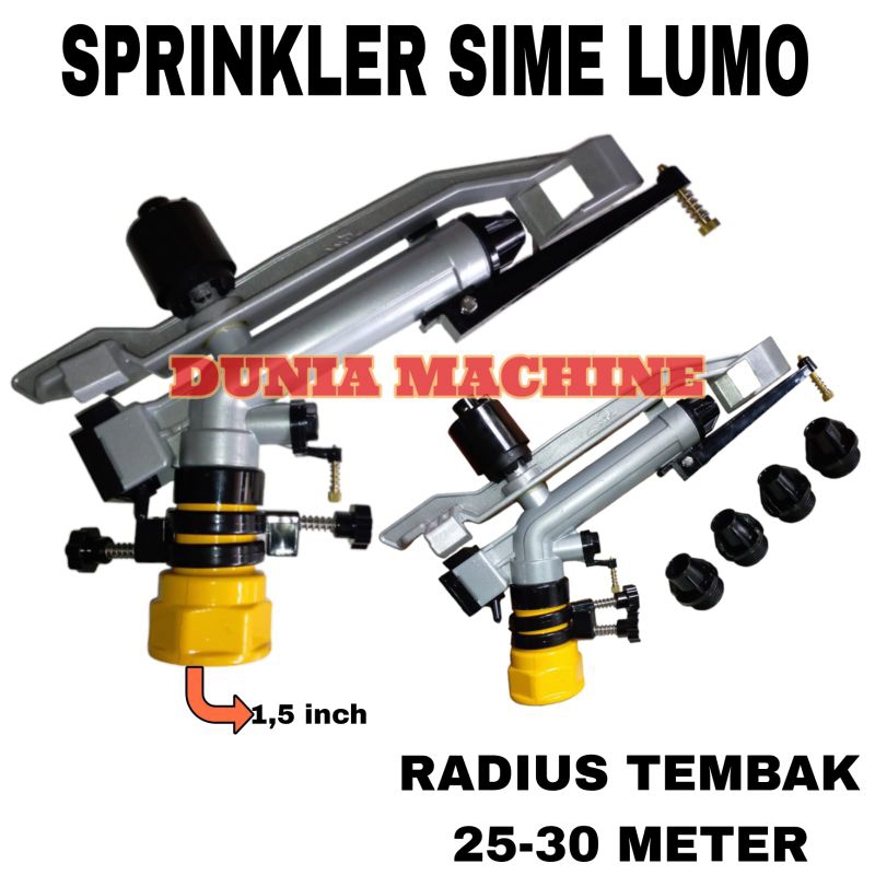 sprinkler big gun sime lumo radius tembak 20-30 meter sprinkler pertanian