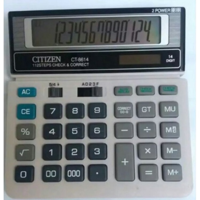 

Jual COD Kalkulator Dagang Digits 14 Citizen Ct8614 Murah