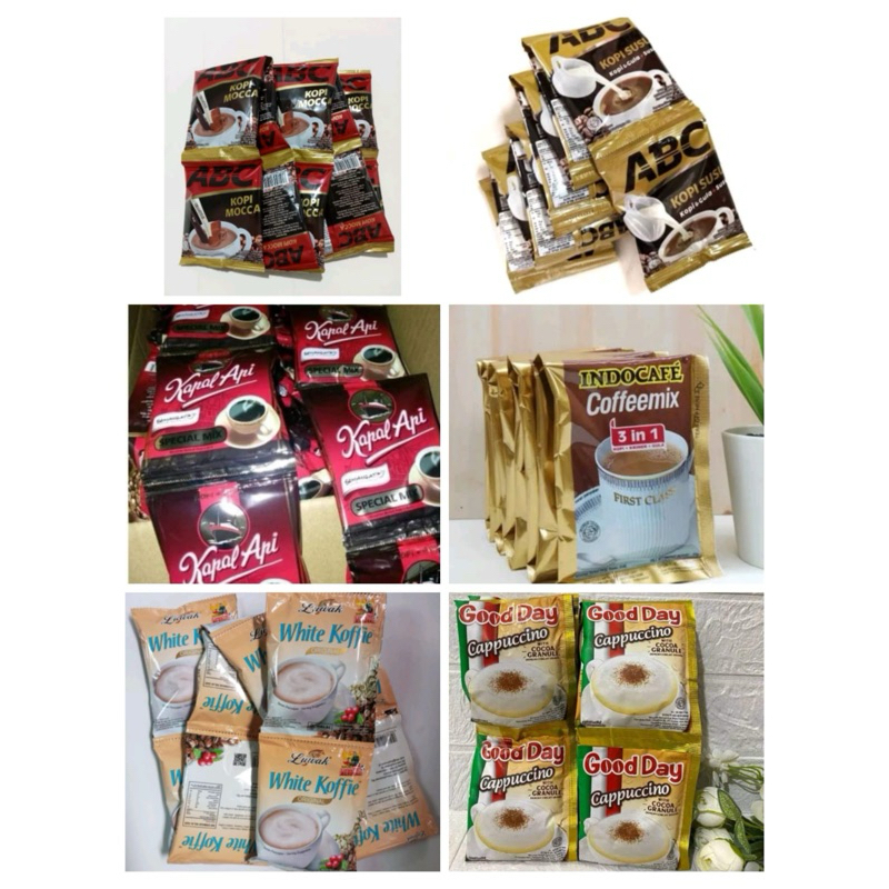 

ANEKA KOPI 1 renceng isi 10 pc