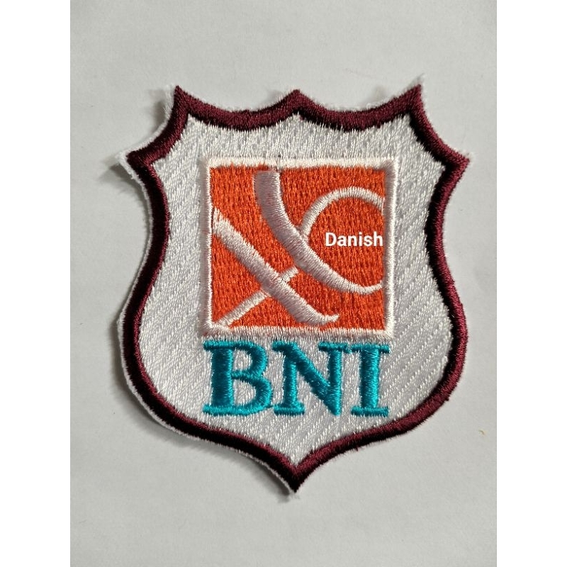 BET BORDIR LOGO LAMBANG SATPAM BNI