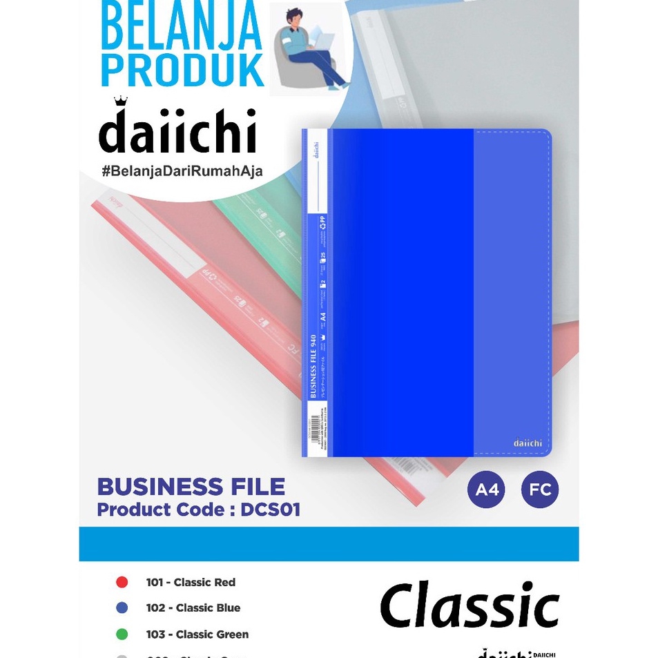 

Inovatif Business File Daiichi A4 Folio Isi 12