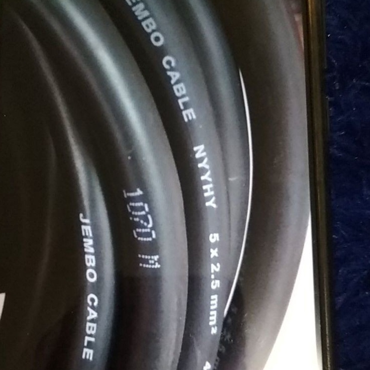 KABEL SERABUT NYYHY 5X25MM 5X25 MM JEMBO ECERAN METERAN