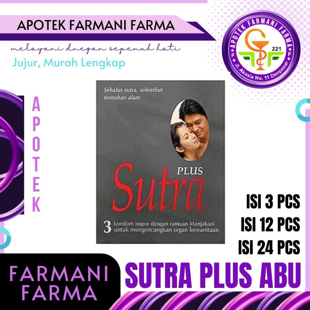 Kondom Sutra Abu-Abu / Kondom Sutra Plus / Kondom Sutra Manjakani