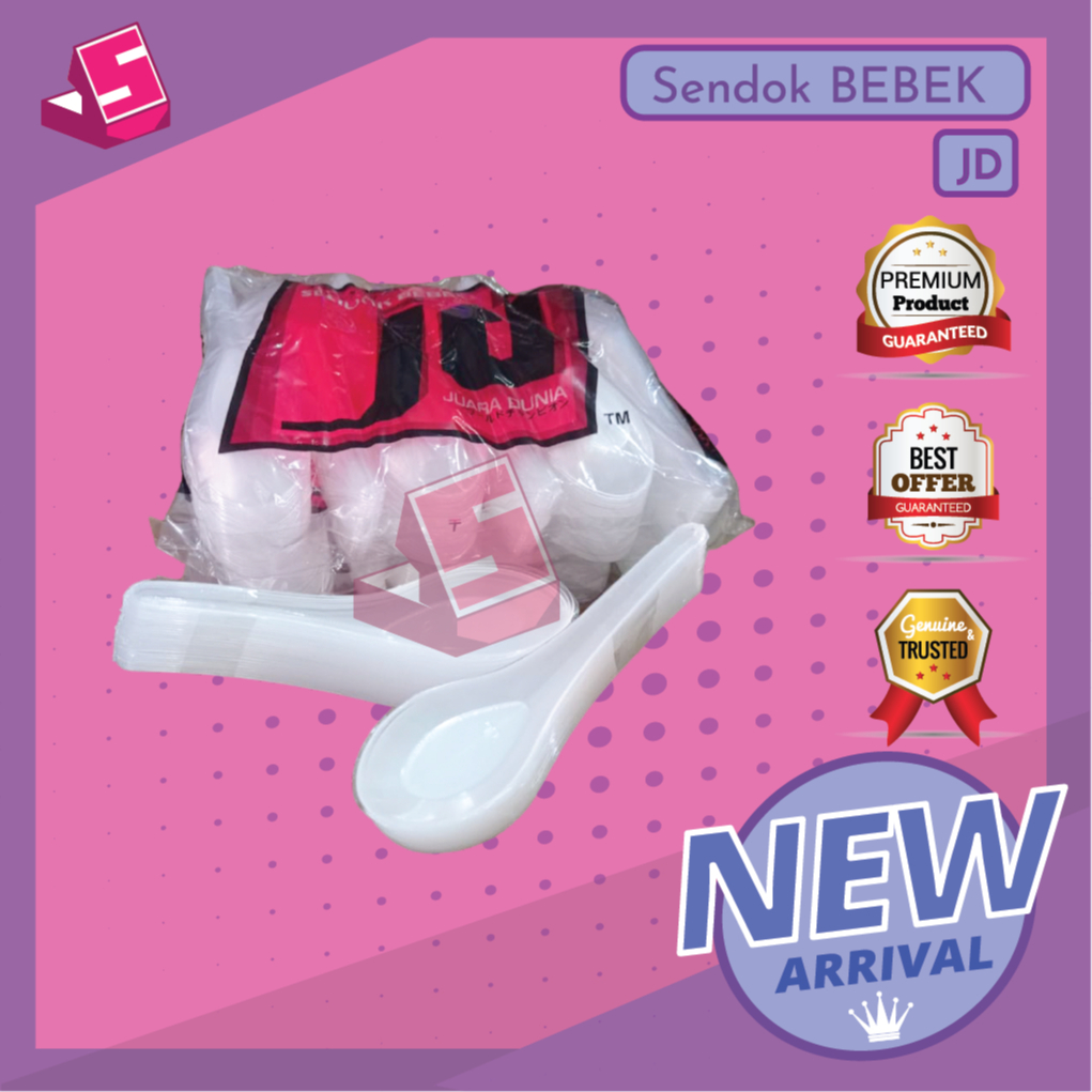 Sendok Bebek Plastik JD / Sendok Bebek / Sendok Plastik / Sendok SOup Multiguna