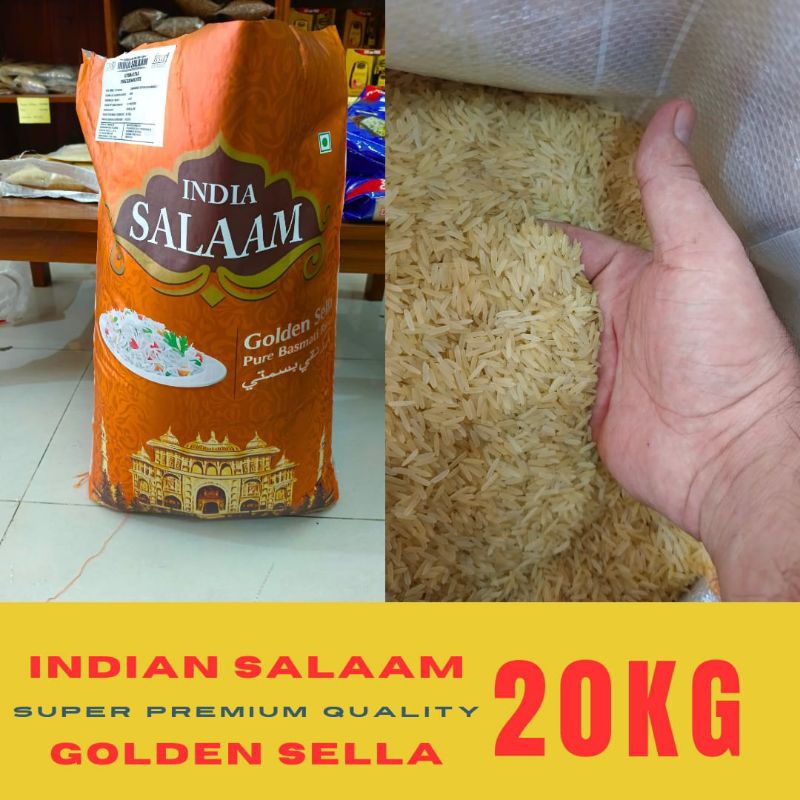 

INDIA SALAM GOLDEN SELLA BASMATI RICE SUPER PANJANG 20KILO