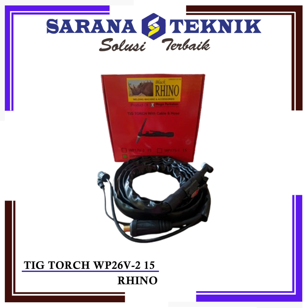 TIG TORCH WP26V-2 15 RHINO