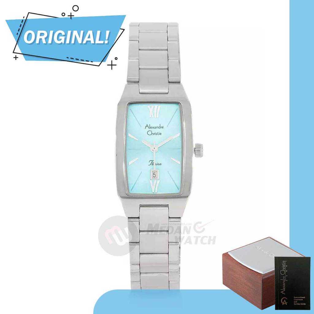 Jam Tangan Wanita Analog Alexandre Christie 2455LD AC2455 AC 2455 LD 2455 LDBSSLBSL Original Garansi