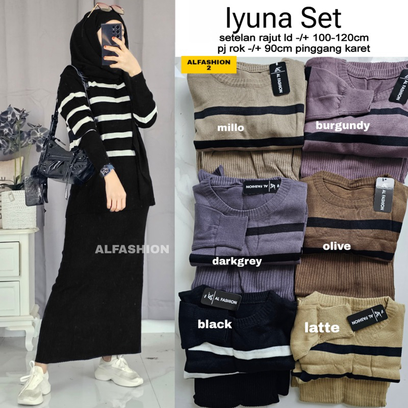 IYUNA • CAVIA SET • RIBBON • ENIK • DAYANA • FAIRA • RINDI • SHABINA SET #2 • ONESET SETELAN MOTIF B