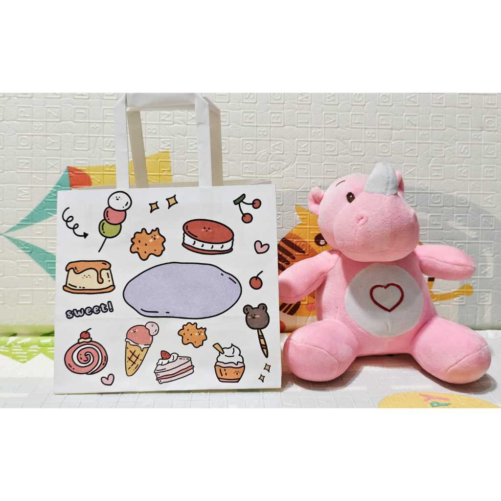 

PAOPAO Paperbag Sweet Delicious Food Dessert White Putih Cute