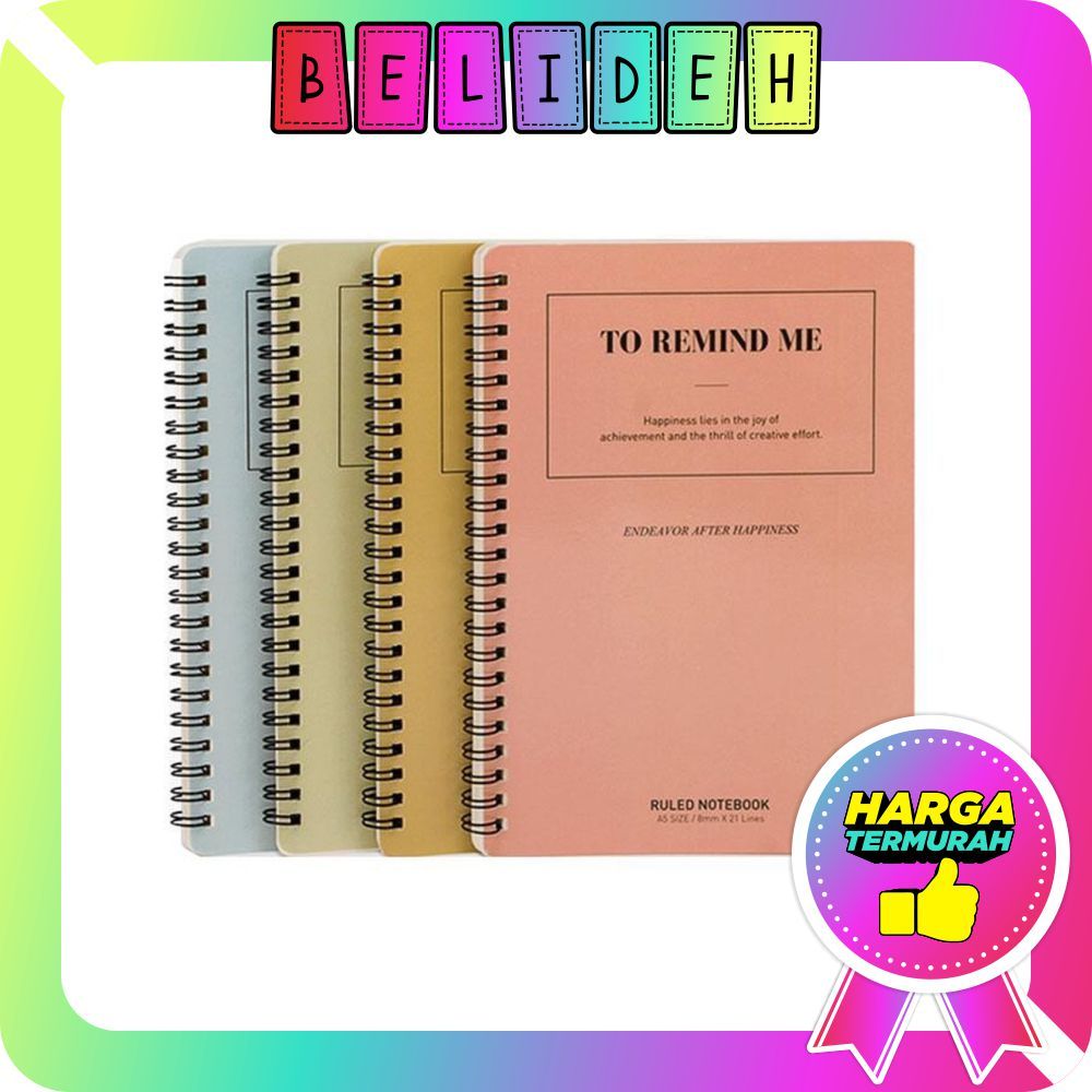 

☛BELIDEH☚ Buku Teks Dengan Ujung Bentuk Spiral A5 dan B5 60 Halaman S007 S008