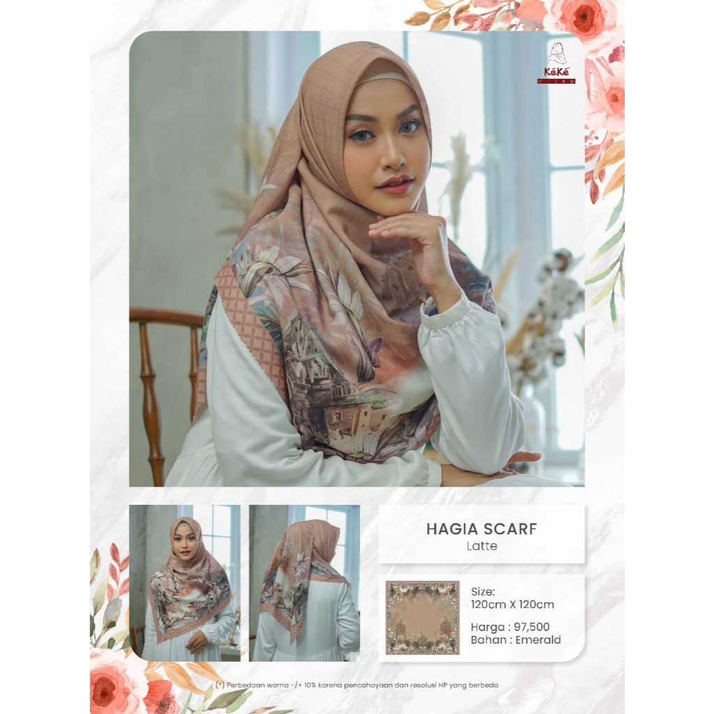 HIJAB HSP HJ HAGIA SCARF BY KEKE